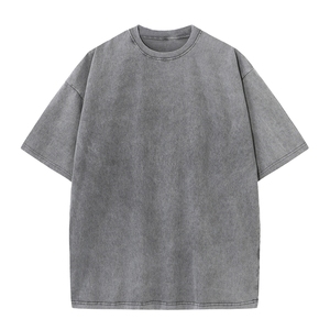 Camiseta de Hombre, Corte Regular, Cuello en V, Manga Corta, 100% Algodón Jersey, Transpirable, Secado Rápido, Estilo Hip Hop, 210g, Diseño con Estampado Frontal - Product Image 2