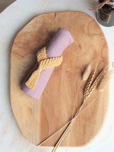 Anillo de Servilleta de Macramé de Estilo Único, Hecho a Mano con Cuerda de Algodón, Perfecto para Decoración de Mesa de Cocina y Estilo Rústico - Product Image 1
