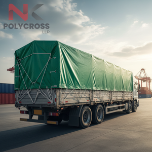 Lámina Laminada Cruzada de Tamaño Personalizado para Camiones, Lona de PVC de Alta Resistencia para Remolques, Carga y Protección de Transporte - Product Image 1