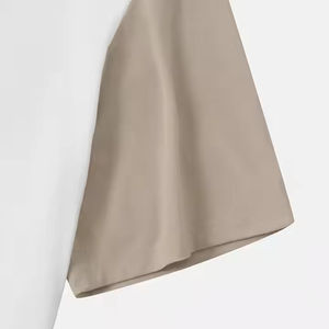 T-shirts pour hommes de haute qualité en mélange polyester/coton tricoté, coupe oversize, avec impression de logo personnalisée sur le devant, style sportif, prix de gros - Product Image 3