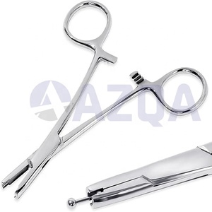 Pinzas hemostáticas de tubo de anclaje dérmico de acero inoxidable Manual, herramientas de perforación para tapas dérmicas, soporte de anclaje - Product Image 6