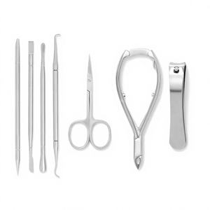 กรรไกรตัดหนังกำพร้าสแตนเลสทนทานสำหรับผู้เชี่ยวชาญชุดทำเล็บคุณภาพสูง - Product Image 1