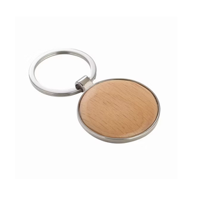 Wood Keychain Natural Laser <b>Engraving</b> Christmas Crafts Modern Designer Pieces <b>Keyring</b> For Car Keys - Product Image 2