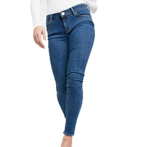 New Fashion Women's Vintage High <b>Waist</b> <b>Elastic</b> <b>Waist</b> 100% Cotton Stretchy Denim <b>Jeans</b> OEM Service Cheap Price Custom 2026 - Product Image 2