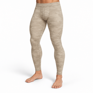 Les leggings de compression pour hommes offrent un ajustement de soutien, un confort extensible et une mobilité flexible pour l'entraînement physique et les activités sportives. - Product Image 5