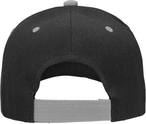 Unisex 6-Panel Baseball <b>Cap</b> Solid Color Contrast Brim Adjustable Fit Twill Fabric Casual Style Adult Hat - Product Image 3