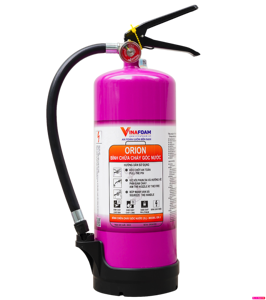 Extincteur à eau ORION 3 litres à batterie lithium pour les incendies domestiques, de garage, de véhicules électriques et les incendies de types A-B-C – Nouvelle technologie - Product Image 1