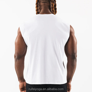 Nuevas Camisetas de Tirantes de Algodón para Hombre, Diseño de Logotipo Personalizado de Alta Calidad, Camisetas de Tirantes Extra Grandes para Fisicoculturismo, Camisetas de Gimnasio para Hombre - Product Image 2