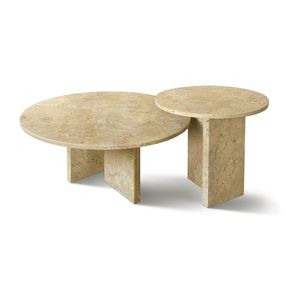 <b>Gold</b> Yellow Beige Natural Marble Coffee <b>Table</b> Set Elegant <b>Small</b> Stone <b>Table</b> - Product Image 2