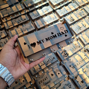 ที่แขวนกุญแจไม้แบบคลาสสิกที่ยึดมือถือติดผนังตะขอชาร์จโทรศัพท์ติดผนังทางเดินเป็นมิตรกับสิ่งแวดล้อม - Product Image 3