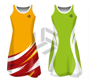 Free Design Popular Women's Professional Tennis Dress Uniform-100% <b>Polyester</b> Quick Dry Customizable Sportswear - Product Image 4