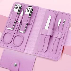 Morje Surgical 7 In 1 Stainless Steel <b>Nail</b> Kit Portable Manicure Tools <b>Set</b> With Case Classic Style For Adult - Product Image 2