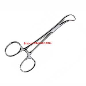 Pinza Quirúrgica Manual de Acero Inoxidable Backhaus al por Mayor, Pinza de Drapeado Médico Certificada CE - Product Image 1