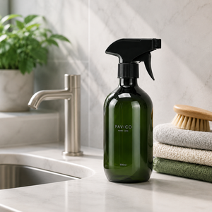 Wholesale Round PET 500ml Dark Green Trigger <b>Spray</b> <b>Bottle</b> for Home Care Cleaning Plant Mist Vietnam Factory - Product Image 3