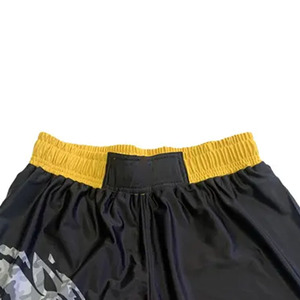 Pantalones Cortos de Muay Thai Personalizados OEM de Alta Calidad para Deportes de Combate, Diseño de Lobo, Poliéster Resistente - Product Image 5