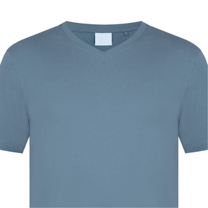 Men <b>V</b> <b>Neck</b> <b>T</b> <b>shirt</b> Cotton 100 Percent Cotton Unisex Wholesale Casual Summer Tee - Product Image 4