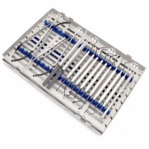 Kit d'instruments de chirurgie dentaire mucogingivale en acier inoxydable, manuel, avec élévateur de tunnel Vista et micro-instruments de base - Product Image 5