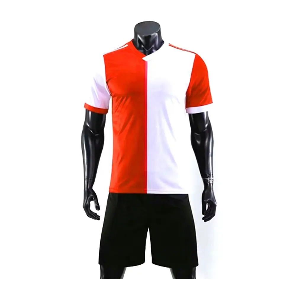 Custom Printed Club Sports Uniform Set Sublimation Team Football Kits Men's T Shirts Soccer Jersey Wear