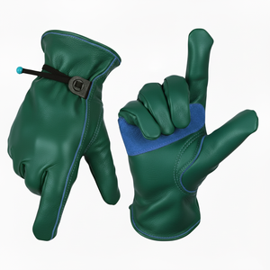 Gants de travail en cuir de vachette de qualité supérieure avec manchette de sécurité, design léger et respirant pour une protection multifonctionnelle - Product Image 2