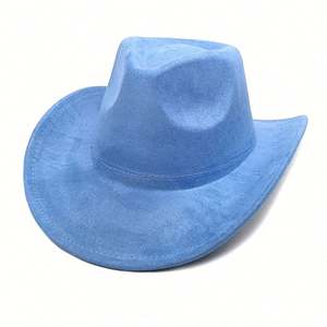 Sombrero Vaquero de Gamuza de Moda en 24 Colores, Novedad 2025, para Hombre y Mujer, Estilo Casual, Retro, Simple, para Viajes, Fiestas y Jazz - Product Image 6