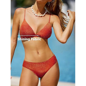 Cubrebikinis de punto transpirable con tejido brillante sin mangas para mujer, ideal para el verano y la playa. - Product Image 4