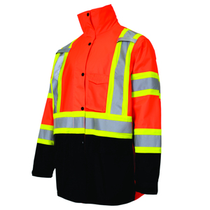 Veste de travail de sécurité, vêtements réfléchissants à haute visibilité pour les équipes routières, les sites industriels, les travaux en extérieur et les équipes de construction - Product Image 4