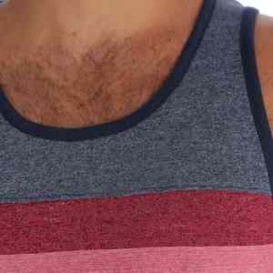 เสื้อกีฬาผู้ชาย แห้งเร็ว ระบายอากาศดี ยืดหยุ่นสูง เหมาะสำหรับออกกำลังกาย ฟิตเนส วิ่งกลางแจ้ง แขนเสื้อแบบดรอปอาร์ม เสื้อกล้ามผู้ชาย - Product Image 6