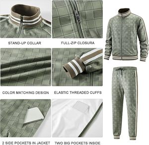 Ensemble de survêtement de sport personnalisé unisexe, veste d'entraînement athlétique de qualité supérieure, ensemble de jogging - Product Image 4