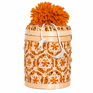 Vibrant <b>Gift</b> <b>Box</b> for <b>Eid</b> Mubarak Sweets, Dates, Chocolates and Party Favors Majestic Ramadan Bamboo Cookie <b>Box</b> - Product Image 5