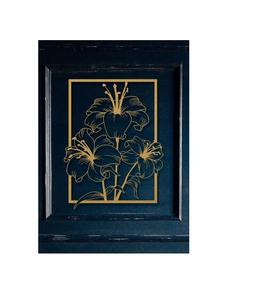 Décoration murale en métal de haute qualité pour l'intérieur d'une maison moderne, sculpture murale élégante en fer forgé. - Product Image 1