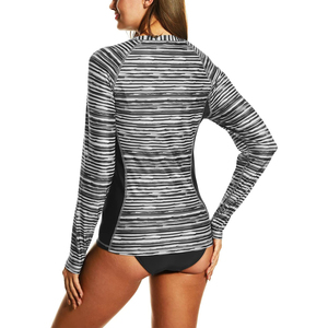 <b>Women's</b> Full Sleeve Lavender Rash Guard Anti-UV Swim Top Long Sleeve Shirt <b>for</b> Adults - Product Image 5