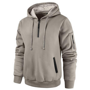 Sweat à capuche épais et lourd pour homme, coupe oversize, épaules tombantes, de luxe - Product Image 1