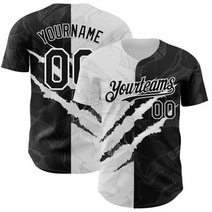 เสื้อเบสบอลสั่งทำพิเศษ ปักลายสกรีนทั้งตัว ผ้าฝ้ายออร์แกนิค 100% ป้องกันแบคทีเรีย ชุดกีฬาแขนสั้น สำหรับฤดูร้อน - Product Image 3