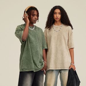 Camiseta Personalizada para Hombre, Talla Grande, 100% Algodón, Bordado en Caliente, Estilo Vintage, Camiseta de Alta Calidad, Ropa al por Mayor - Product Image 4