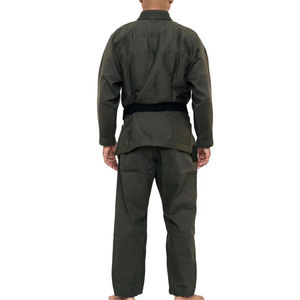 Kimono de BJJ pour hommes en tissu perlé, arts martiaux, léger, durable, respirant, anti-rétrécissement, 160g, polyester et coton - Product Image 2