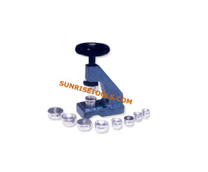 Outil de pressage de boîtiers de montres SUNTOOLS/STIPL avec 15 matrices en aluminium et poids en fer pour la fabrication de bijoux - Product Image 2