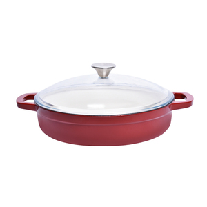 Elegant Non Stick Casserole <b>Pot</b> Designed With Titanium Reinforced Marble Coating Durable Forged Aluminum Construction - Product Image 5