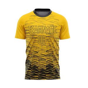 Maillot de football inspiré des jours de match, à manches courtes, avec contrôle de l'humidité et mouvements flexibles pour les joueurs masculins - Product Image 1
