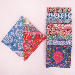 Summer Block Printed Bandana 100% Cotton Handmade Craftjaipur Breathable <b>Head</b> Neck Scarf Paisley Print Bohemian <b>Wrap</b> Unisex - Product Image 3