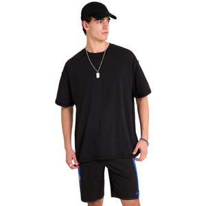 Camiseta de hombre extragrande de algodón 100% de alta calidad OEM, ecológica, antiarrugas, personalizada, con diseño interior y exterior. - Product Image 1