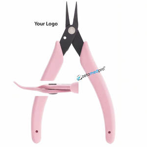 Long Needles Nose Bent Nose Pliers Plastic High Quality Jewelry Making Pliers for Small Parts and Tight <b>Spaces</b> Customized Option - Product Image 4