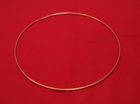 Anneau en métal de qualité supérieure, couleur or, attrape-rêves bohème, couronne florale, macramé mural, 40 cm de diamètre, artisanat DIY