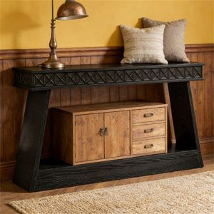 Tavolino Consolle con Spazio Contenitore e Funzionalità da Ingresso per l'Area Foyer - Product Image 4