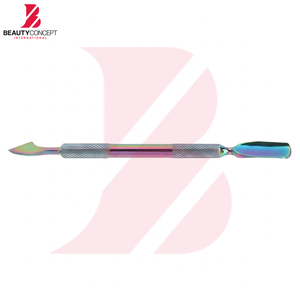 Kit d'outils professionnels en acier inoxydable couleur arc-en-ciel à double extrémité pour repousser les cuticules et nettoyer les ongles, pour pédicure, manucure et nail art - Product Image 3