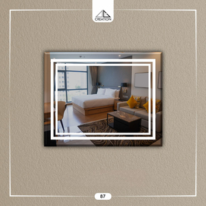 Elegante Espejo LED con Sensor Táctil, Diseño Decorativo de Pared, Sensor de Toque - Product Image 6
