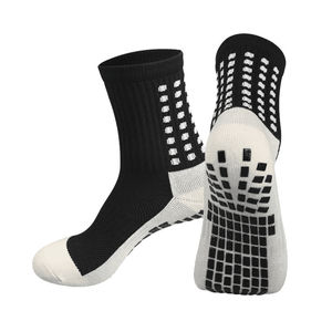 Chaussettes de football antidérapantes personnalisées de haute qualité, en coton, avec impression en silicone et caoutchouc, antidérapantes, pour le sport, le football, les athlètes, pour hommes - Product Image 2