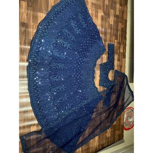 ชุดราตรีออกแบบแวววาวงาน dori lehenga choli สำหรับงานปาร์ตี้ - Product Image 1