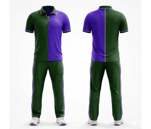 Conjunto de Uniforme de Cricket con Opciones de Diseño de Sublimación Ilimitadas |   Uniforme de Cricket para Hombres, Mujeres y Jóvenes, Camiseta Polo y Pantalones, Conjunto Completo para Equipo - Product Image 3