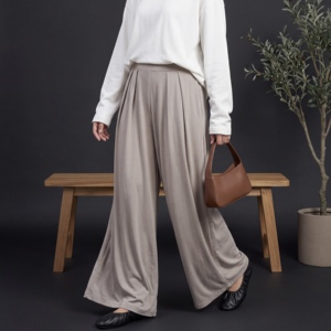 Pantalon ample et culotte pour femme, taille confortable, grande taille - Product Image 5