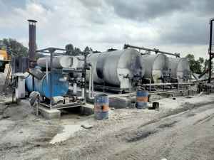 High Quality Performance Asphalt Batch Mixing Plant Core Bearing Hot Mix <b>Bitumen</b> for Road Construction Indian Manufacturer - Product Image 4